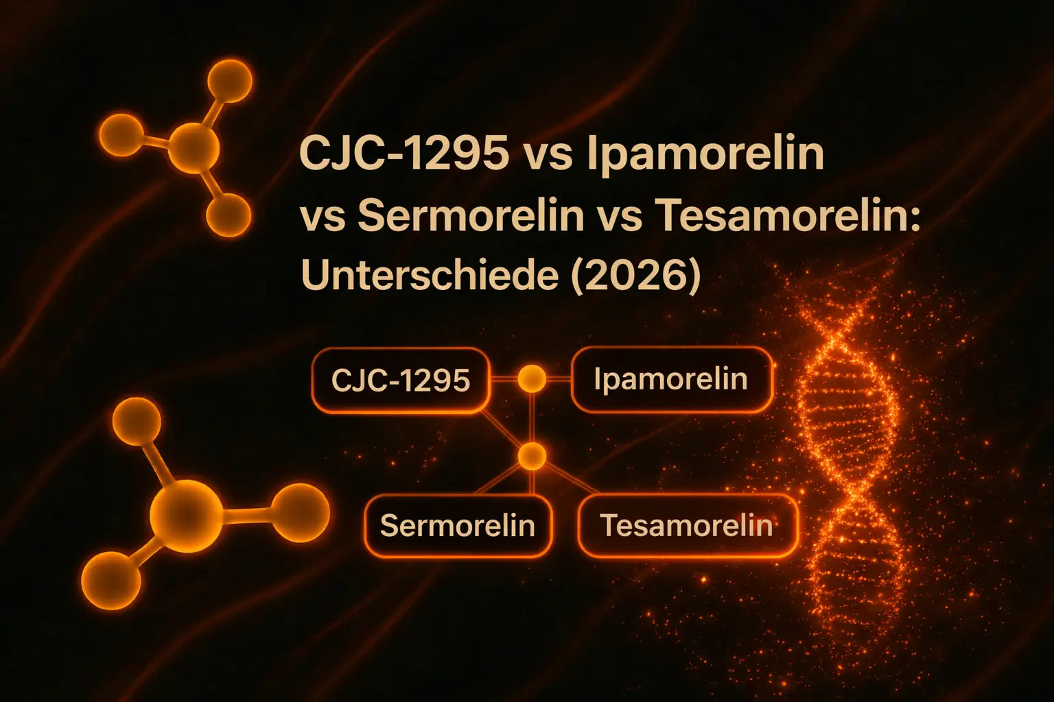 CJC-1295 vs Ipamorelin vs Sermorelin vs Tesamorelin: Unterschiede (202 – Peptide Culture