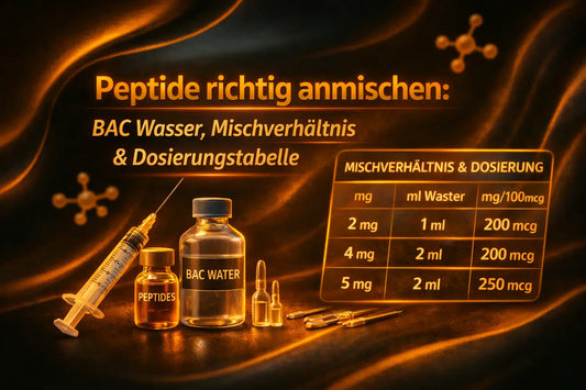 Peptide richtig anmischen