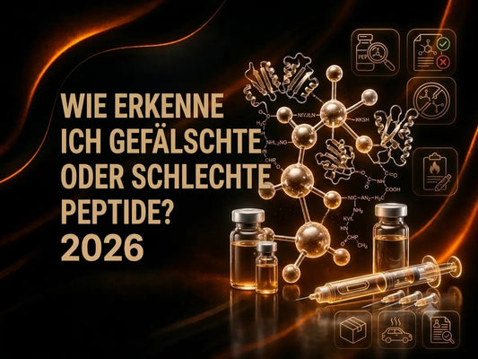 Wie erkenne ich gefälschte oder schlechte Peptide